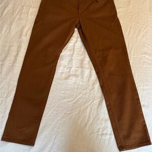 Banana Republic Skinny Traveler Pants - 33/32 - Copper Brown